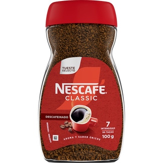 café soluble descafeinado intensidad 7 frasco 100 g - Nescafe Classic