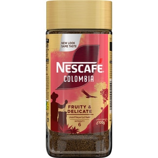 café soluble delicado y afrutado Colombia intensidad 6 Colombia frasco 100 g - Nescafe Gold