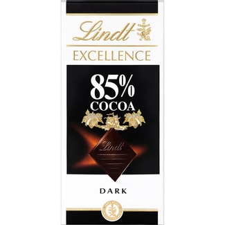 chocolate negro 85 % cacao pack 2 tabletas 100 g - Lindt Excellence
