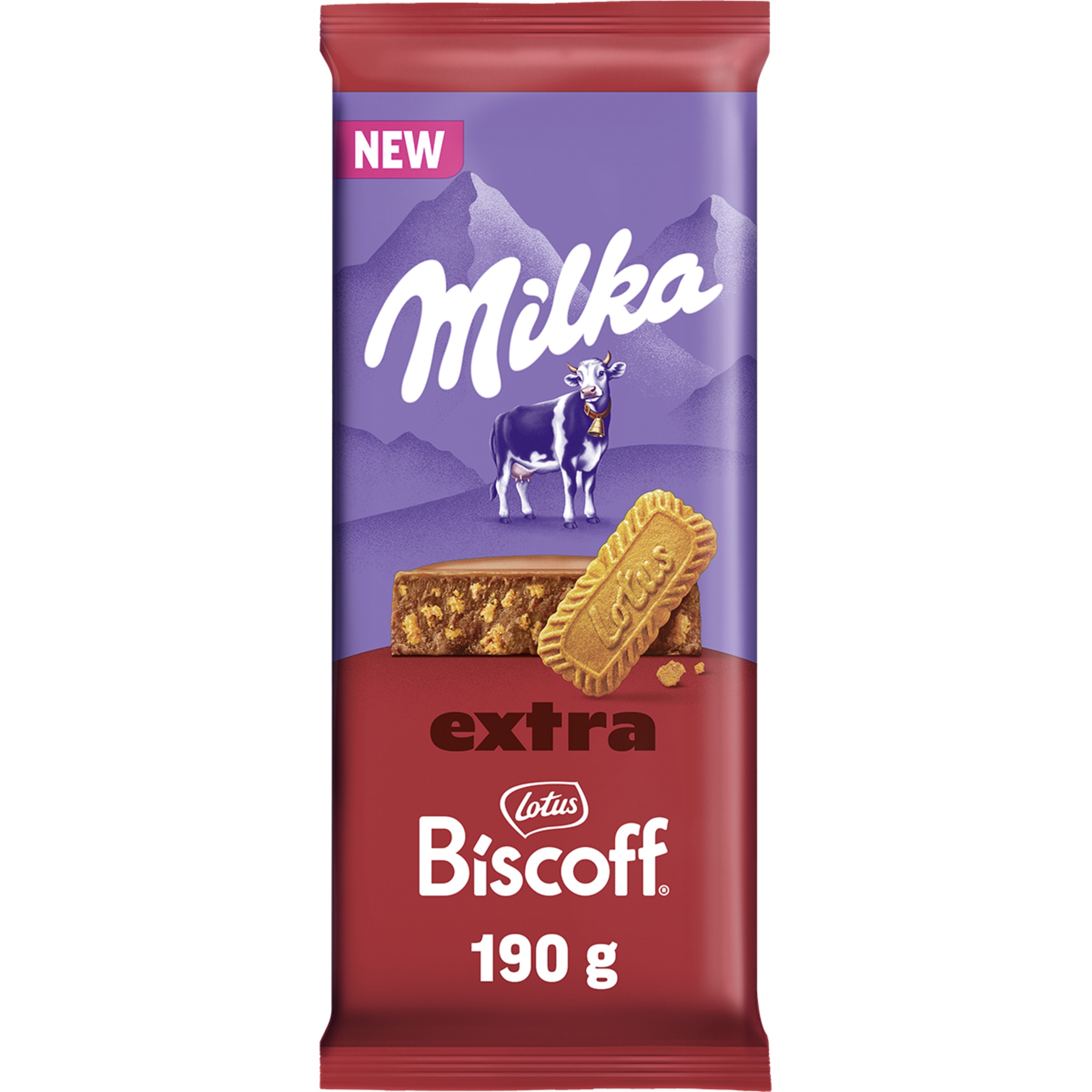 Lotus Biscoff extra chocolate con leche y trozos de galleta tableta 190 g
