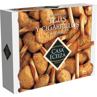 tejas y cigarrillos de Tolosa estuche 300 g - Casa Eceiza
