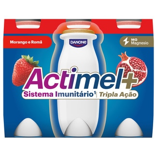 SuperCharge Morango e Romã Pak 6 unidades embalagem 100 g - Actimel