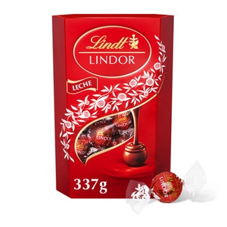 Bombons de Chocolate de Leite Lindor embalagem 337 g - Lindt