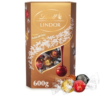 Bombons Sortidos com Recheio Cremoso Lindor embalagem 600 g - Lindt