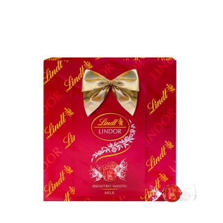 Bombons Giftbox Chocolate de Leite Lindor embalagem 287 g - Lindt