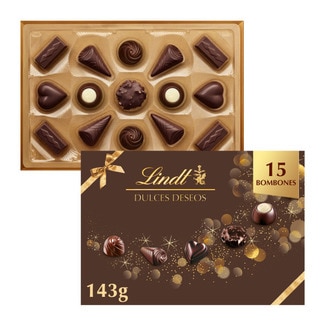 Bombons de Chocolate Negro Dulces Deseos embalagem 143 g - Lindt