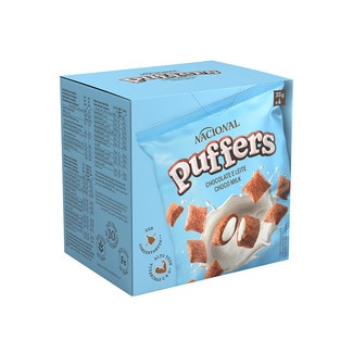 Mini Puffers Cereais embalagem 140 g - Nacional