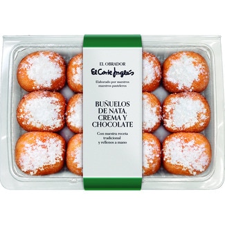 buñuelos surtidos bandeja 275 g - El Obrador El Corte Ingles