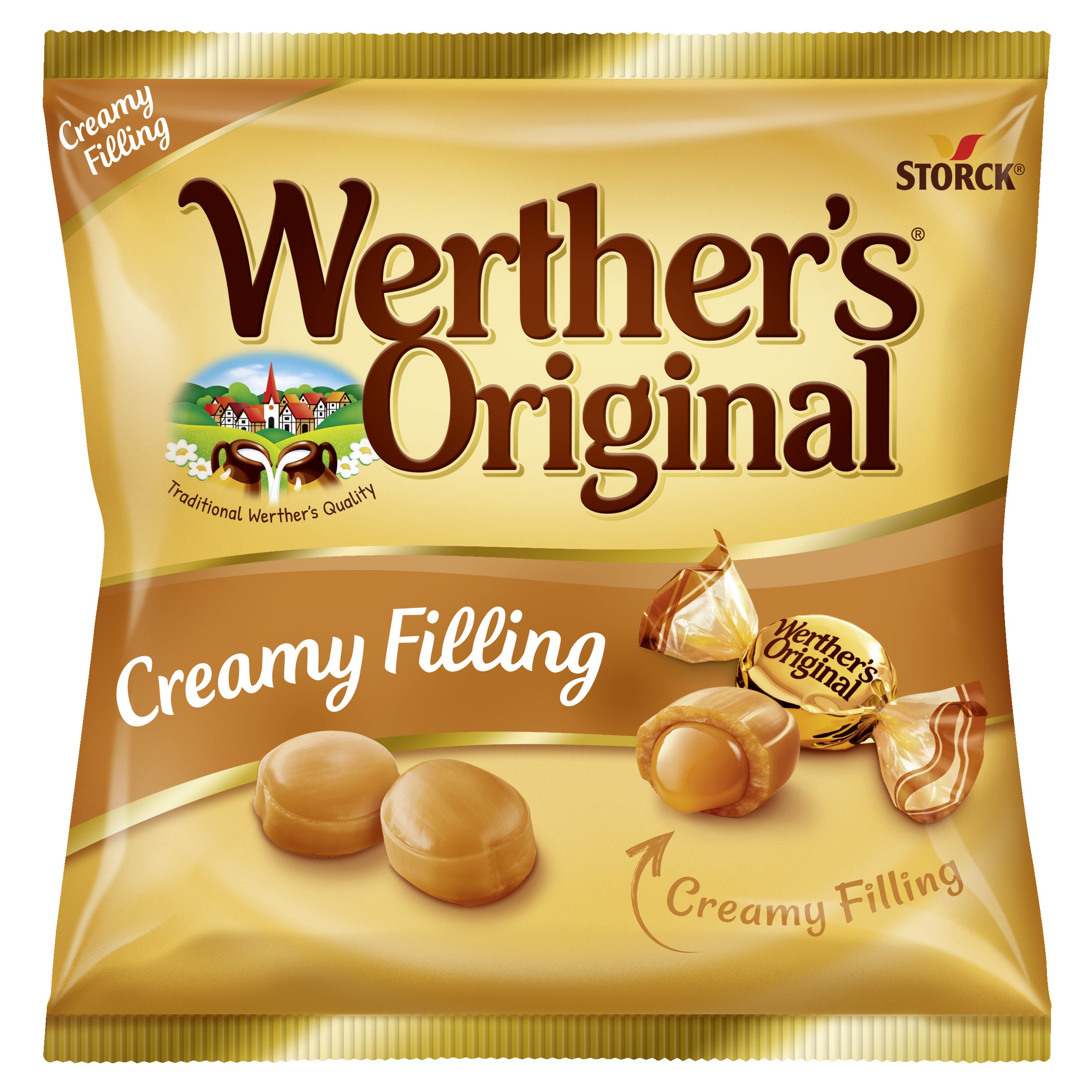 Caramelos com Recheio de Caramelo embalagem 135 g