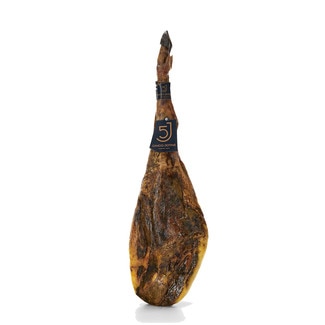 Presunto Ibérico de Jabugo Peso Aproximado por peça 7 kg - 5 Jotas