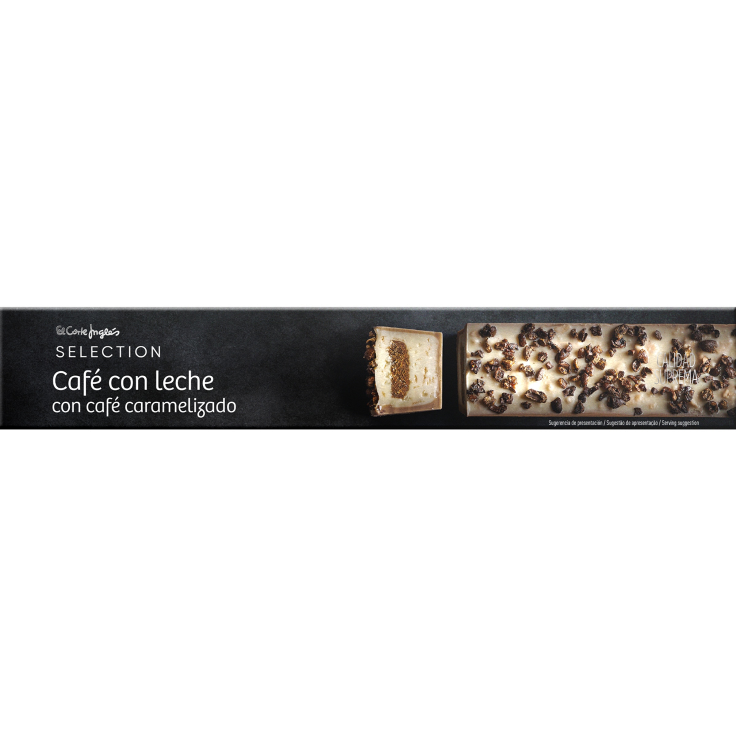 turrón de café con crujiente de capuccino estuche 200 g