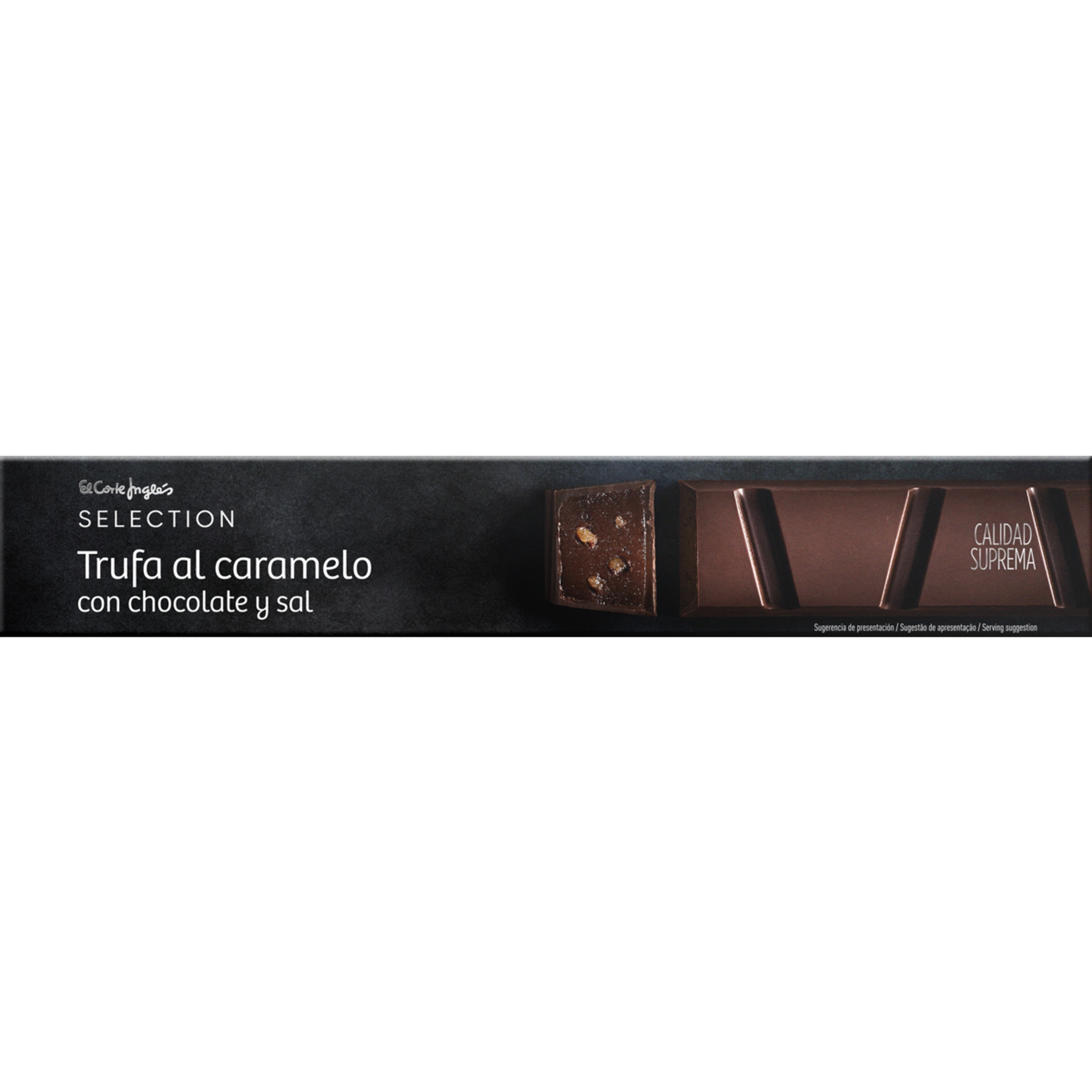 turrón de trufa al caramelo salado Calidad Suprema estuche 300 g