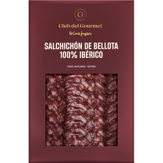 Chouriço 100% Ibérico Bolota Fatias 80 g - Club Del Gourmet