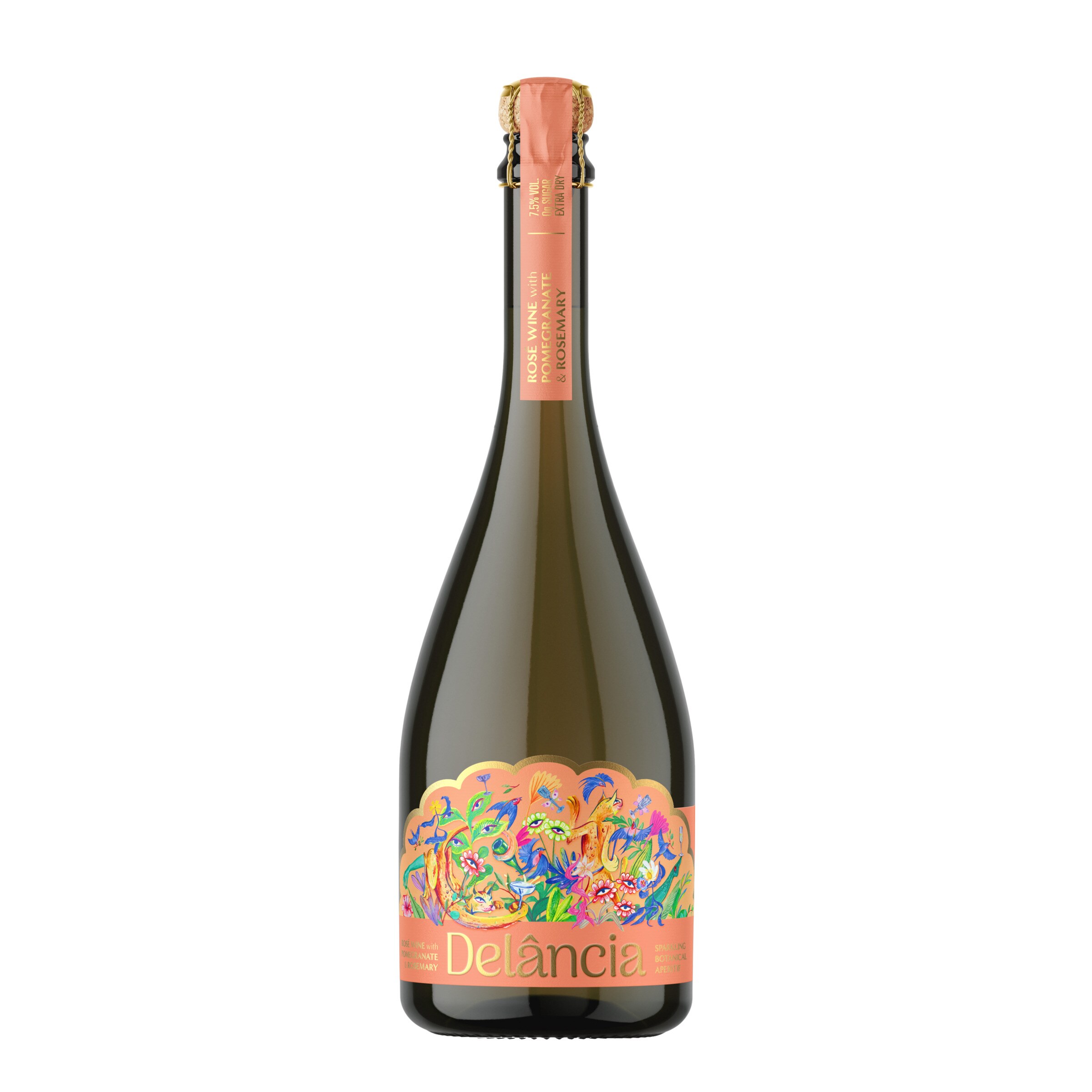 Espumante Rosé garrafa 75 cl