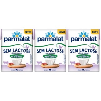 Manhã Levíssima Leite Meio Gordo sem Lactose embalagem 1 L - Parmalat