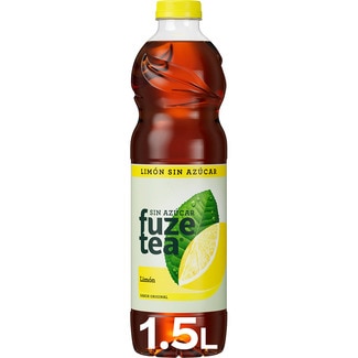 refresco de té limón sin azúcar sabor original botella 1,5 l - Fuze Tea
