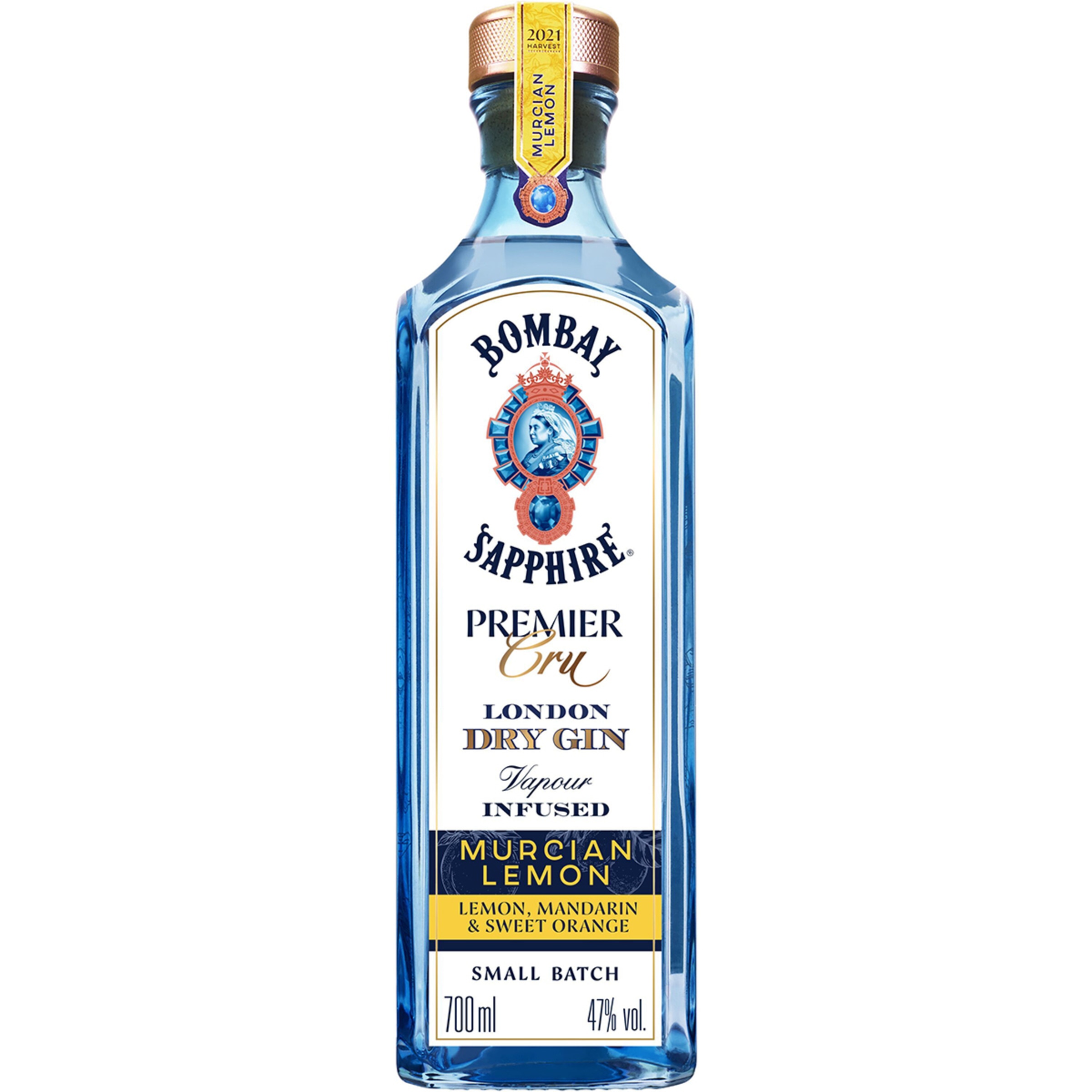 Sapphire Premier Cru ginebra con limón botella 70 cl