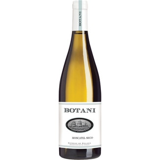 vino blanco seco 100% moscatel de Alejandría DO Sierras de Málaga botella 75 cl - Botani