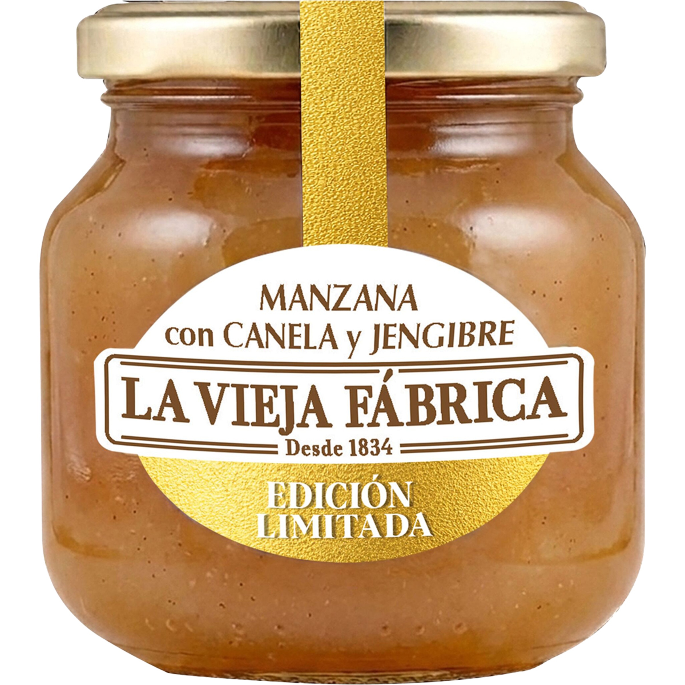 mermelada de manzana, canela y jengibre Edición Limitada frasco 280 g