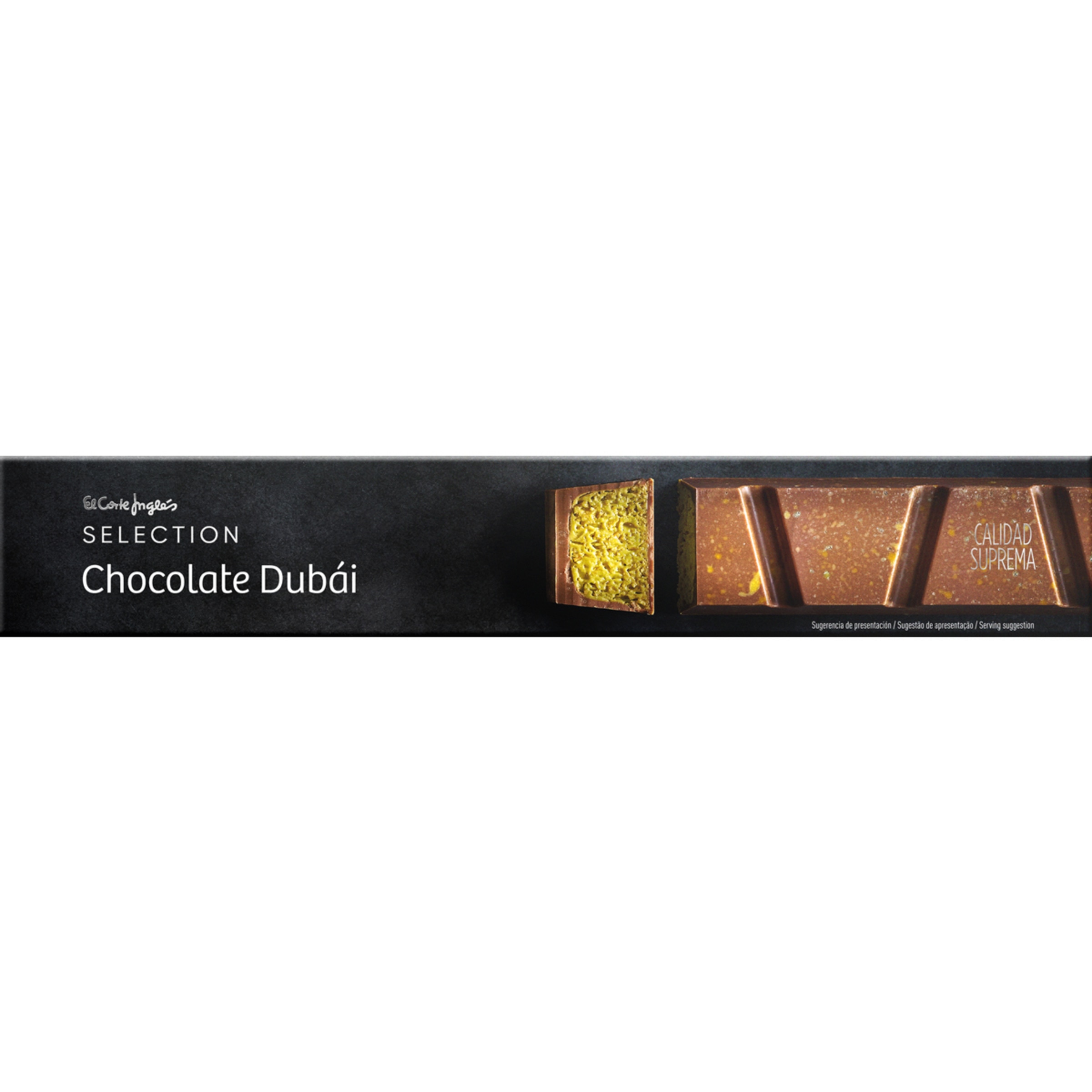 turrón de chocolate estilo Dubai estuche 175 g