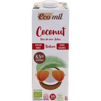 leche de coco ecológica sin gluten y sin lactosa envase 1 l - Ecomil