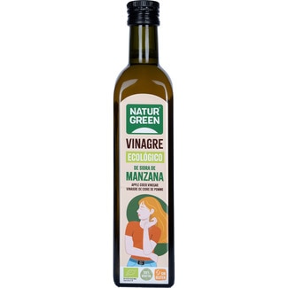 vinagre de sidra de manzana ecológico botella 500 ml - Naturgreen