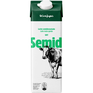 leche semidesnatada brik 1 l - El Corte Ingles