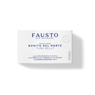 Ventresca de Atum Bio em Azeite Vegetal lata 120 g - Fausto