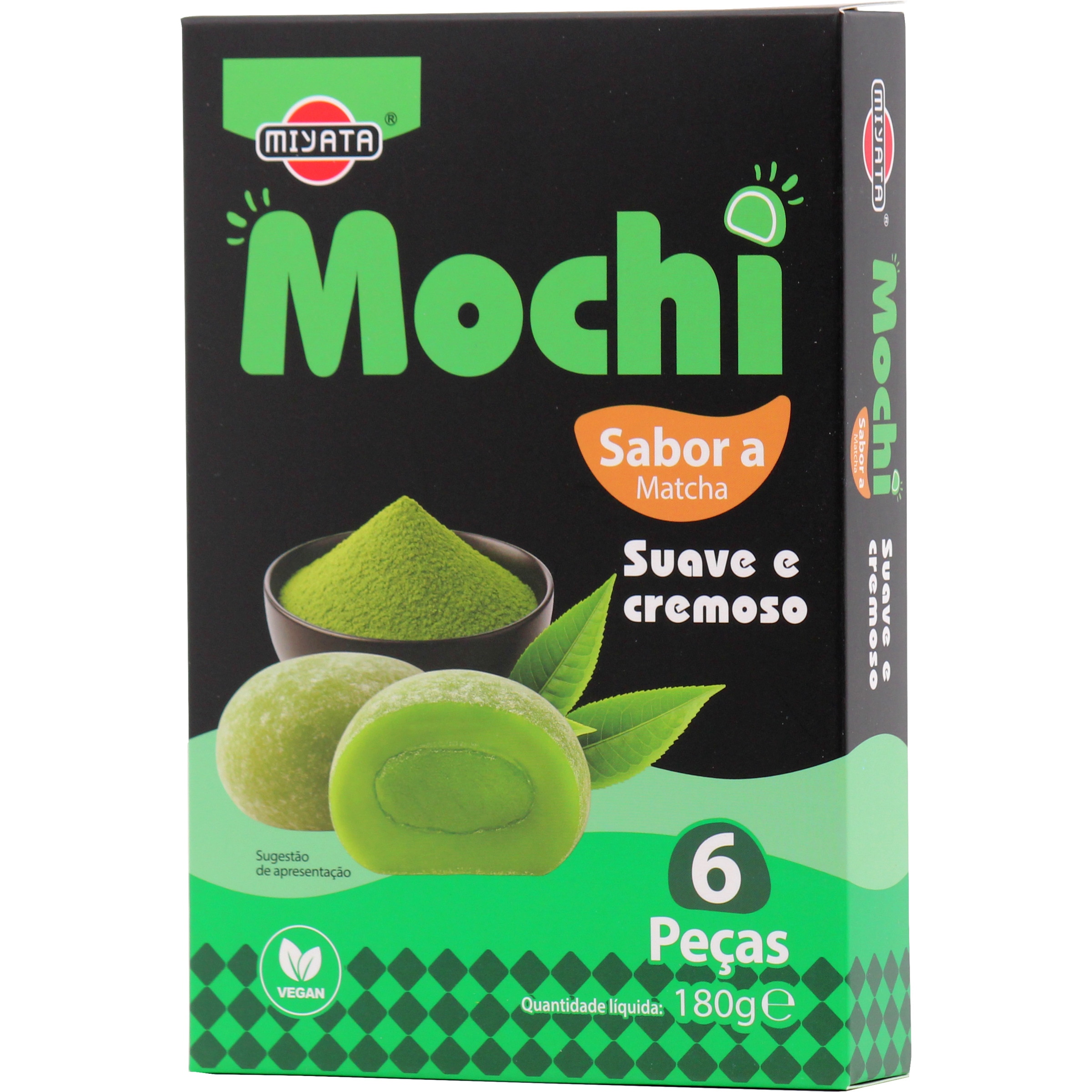 Mochi sabor Matcha embalagem 180 g