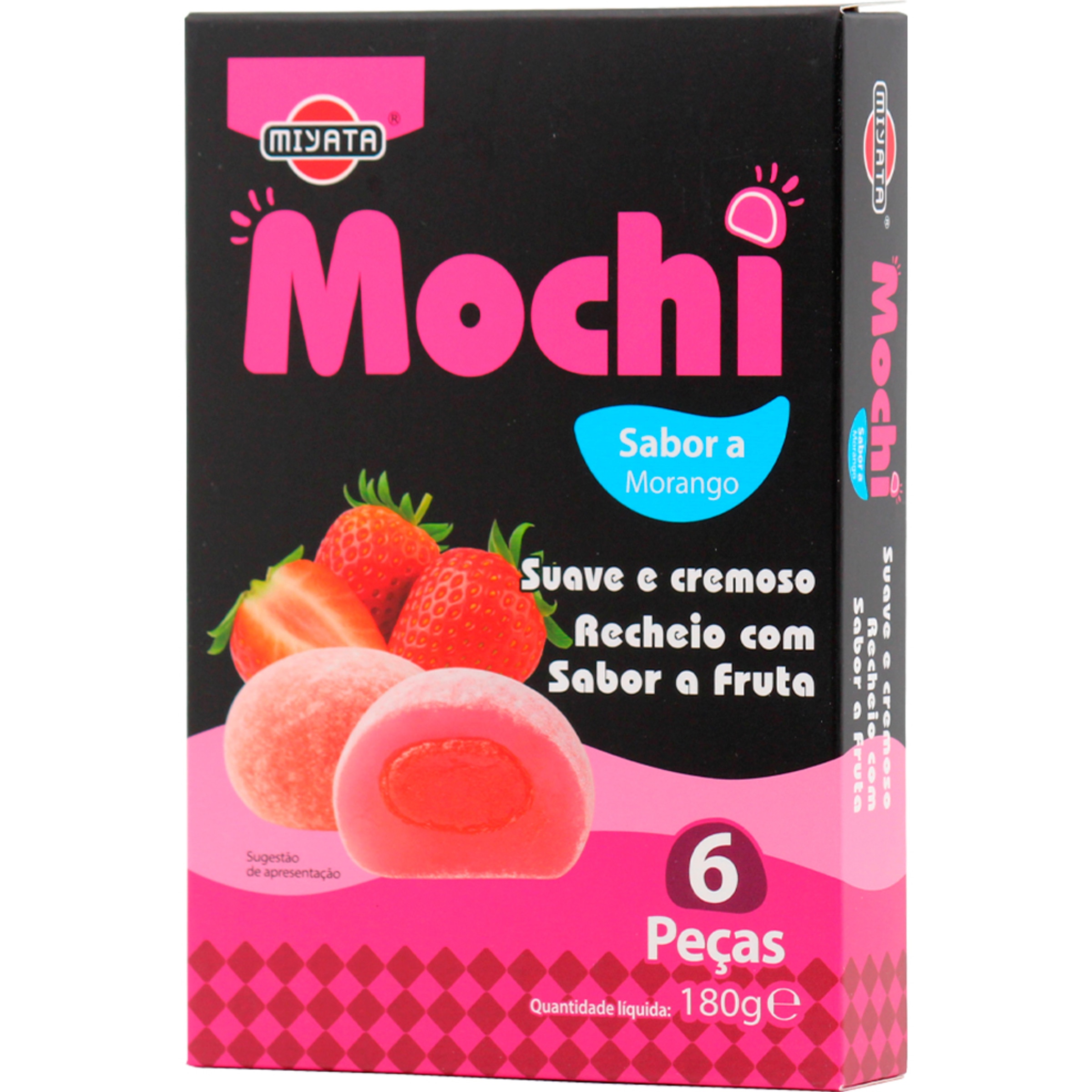 Mochi sabor Morango embalagem 180 g