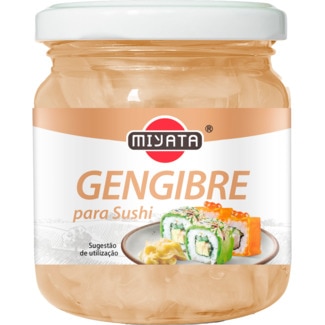 Gengibre de Sushi Natural frasco 190 g - Miyata