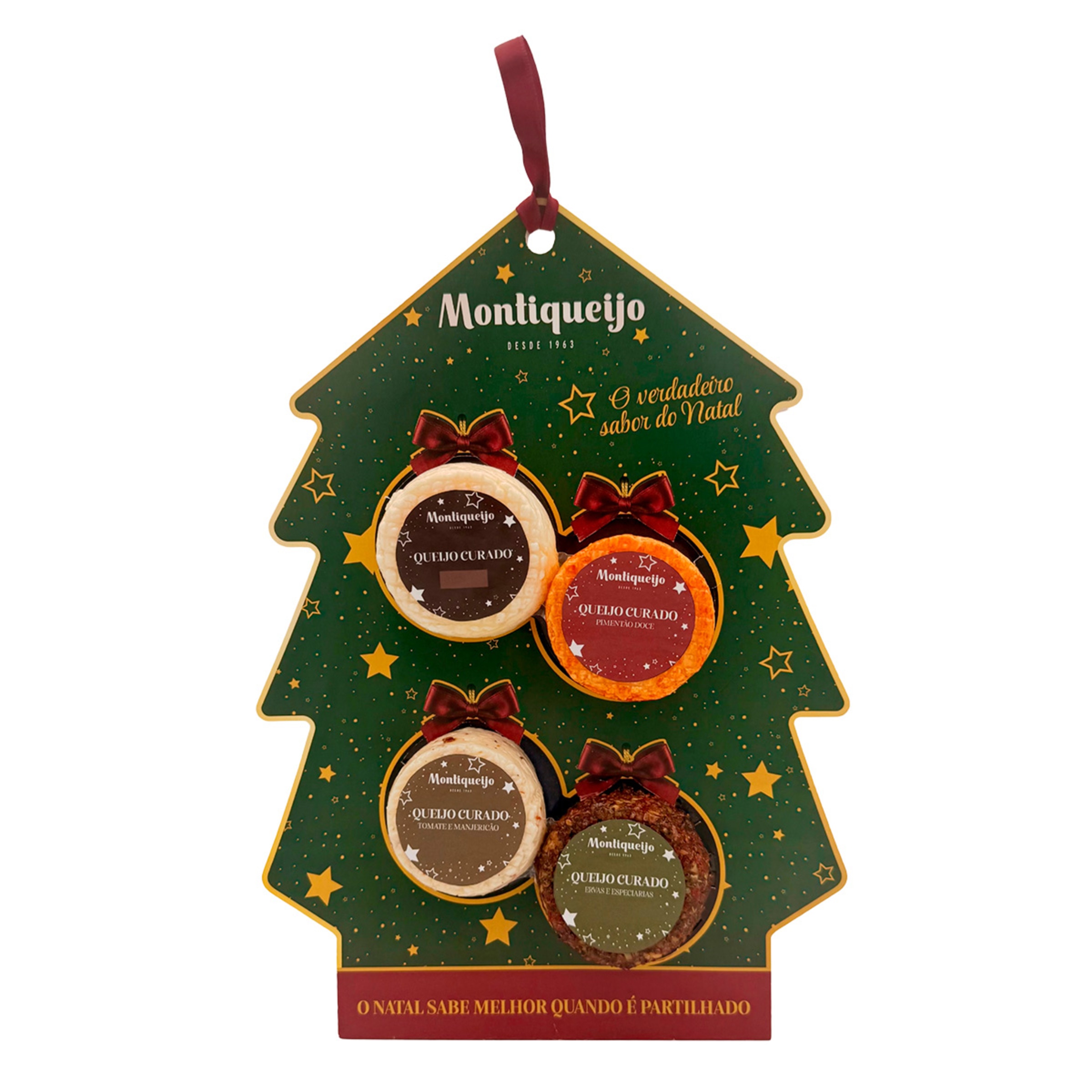 Pack Arvore de  Natal  4 Queijos Curados unidade 320 g