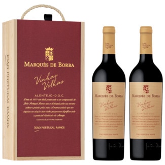 Vinho Tinto do Alentejo Vinhas Velhas Pack 2 unidades garrafa 75 cl - Marquês De Borba