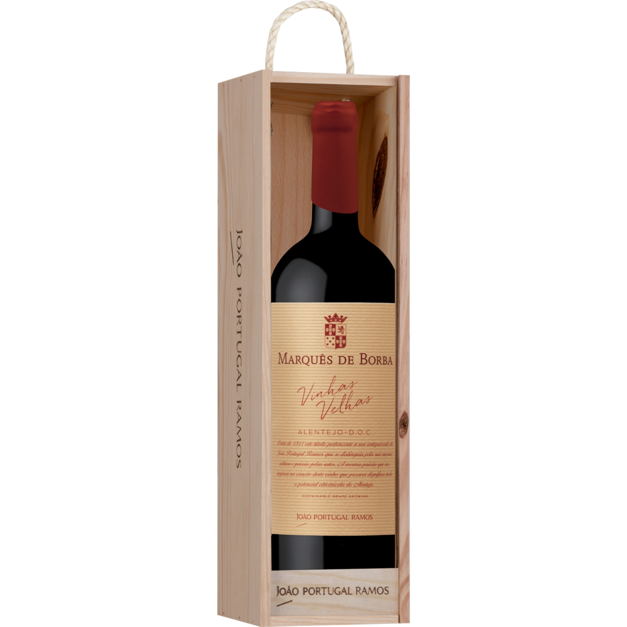 Vinho Tinto do Alentejo D.O.C. Vinhas Velhas garrafa 1,5 L