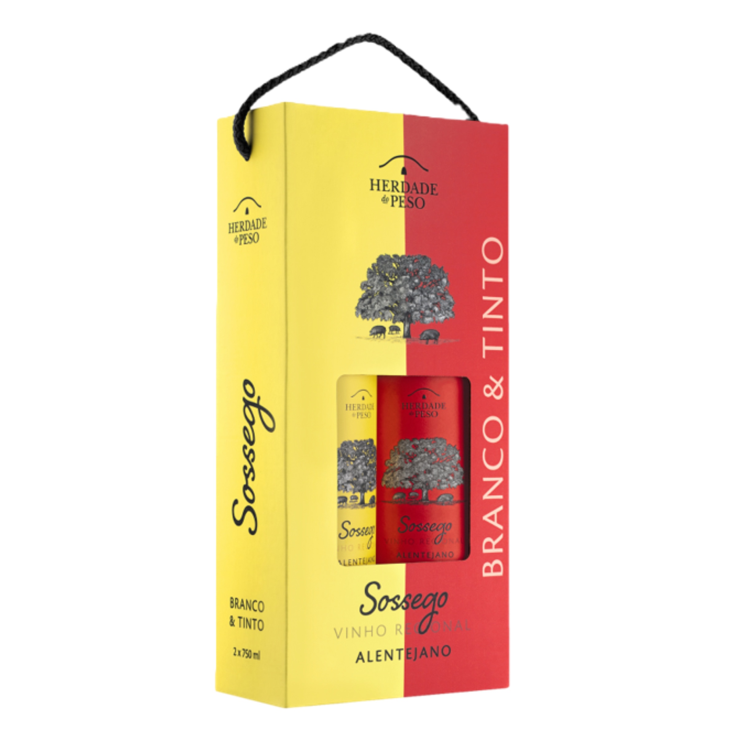 Vinho do Alentejo Pack 2 unidades embalagem 75 cl