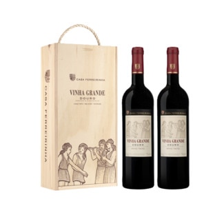 Conjunto 2 Vinhos Tinto do Douro Casa Ferreirinha garrafa 75 cl - Vinha Grande