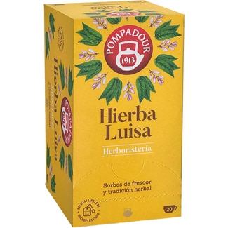 infusión de hierba luisa estuche 20 bolsitas - Pompadour