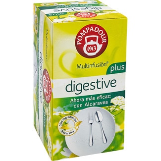 Plus Digestive multinfusión con alcaravea estuche 20 bolsitas - Pompadour