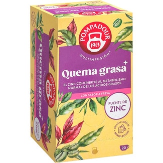 quema-grasa multinfusión estuche 20 bolsitas - Pompadour