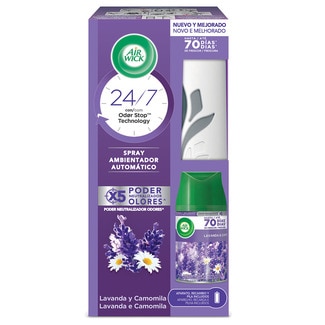 Ambientador Aerossol Automático Max de Lavanda + Recarga 250 ml - Air Wick