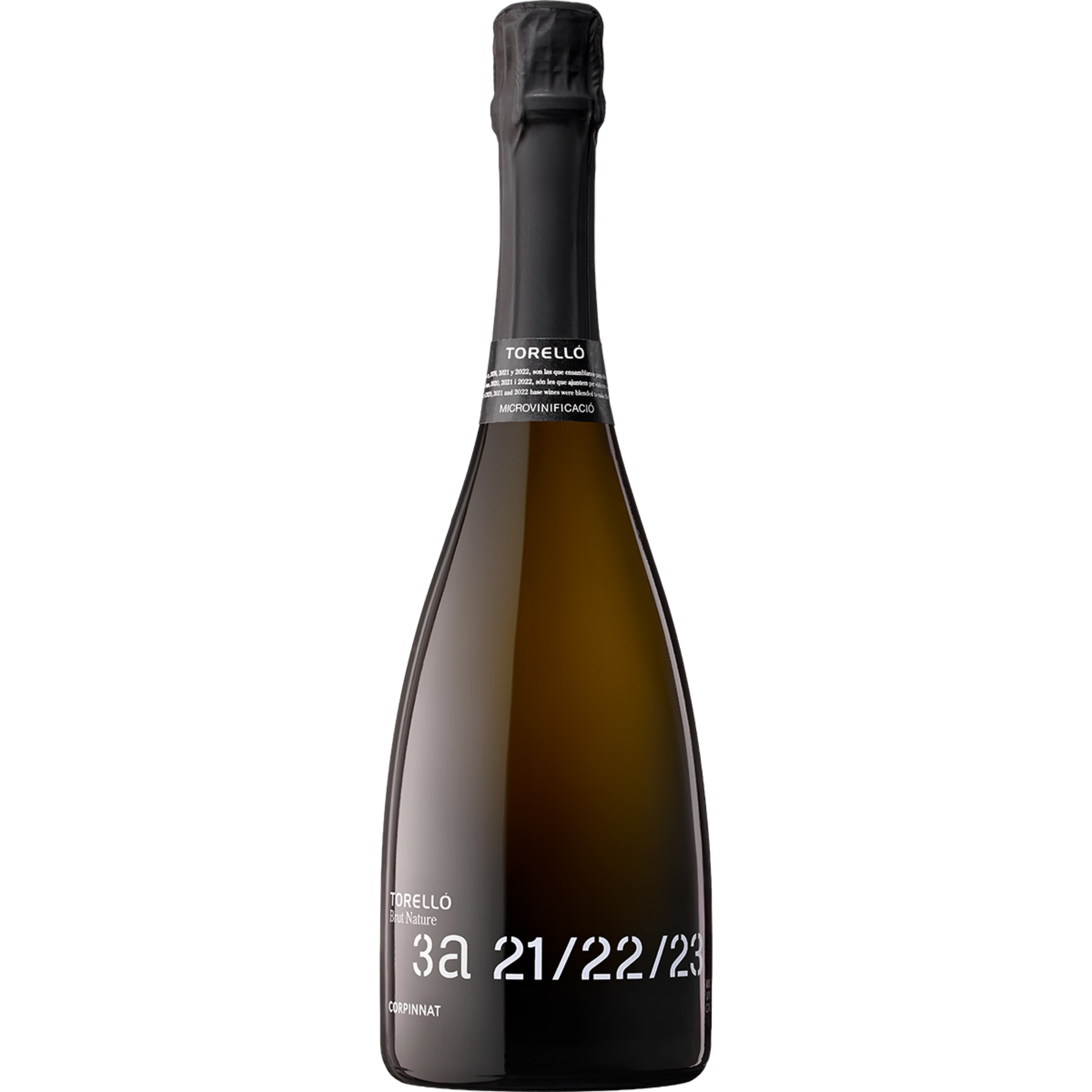 3 Añadas vino espumoso brut nature Corpinnat botella 75 cl