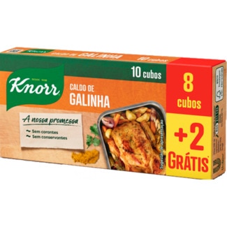 Caldo de Galinha 8+2 embalagem 100 g - Knorr