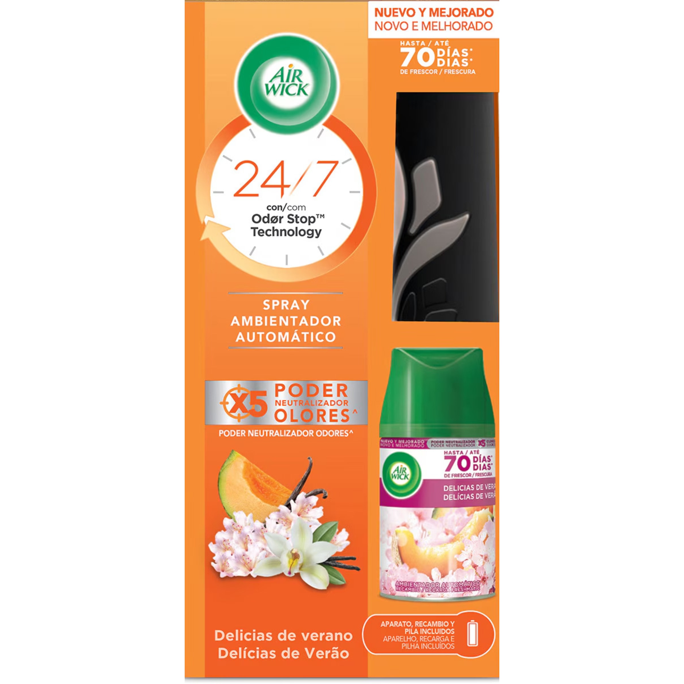 Ambientador Automático Delicias de Verão embalagem 250 ml