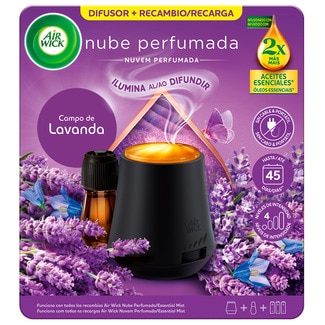Ambientador Eléctrico e Recarga Lavanda embalagem 20 ml - Air Wick