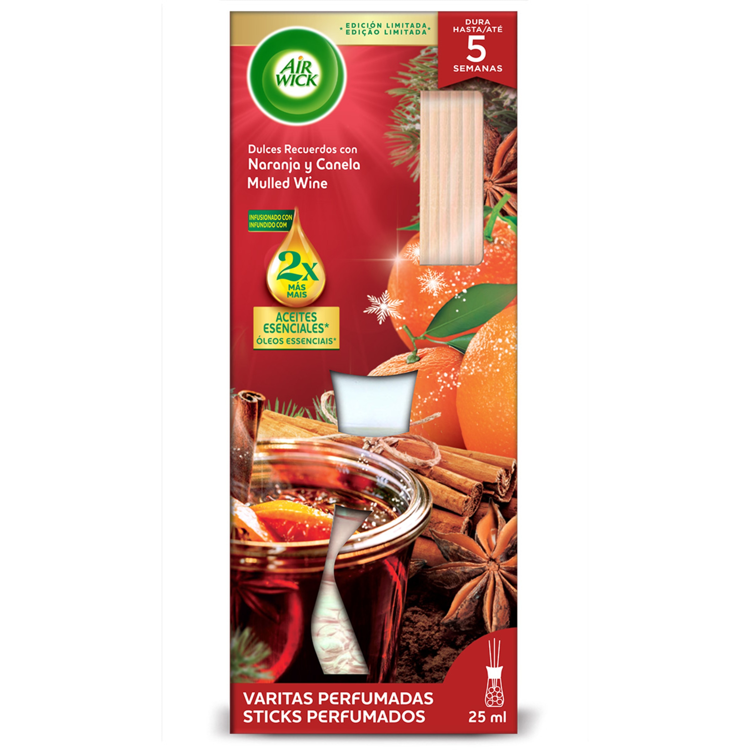 Ambientador Micado Perfumado Mulled Wine embalagem 50 ml