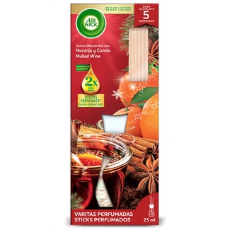 Ambientador Micado Perfumado Mulled Wine embalagem 50 ml - Air Wick