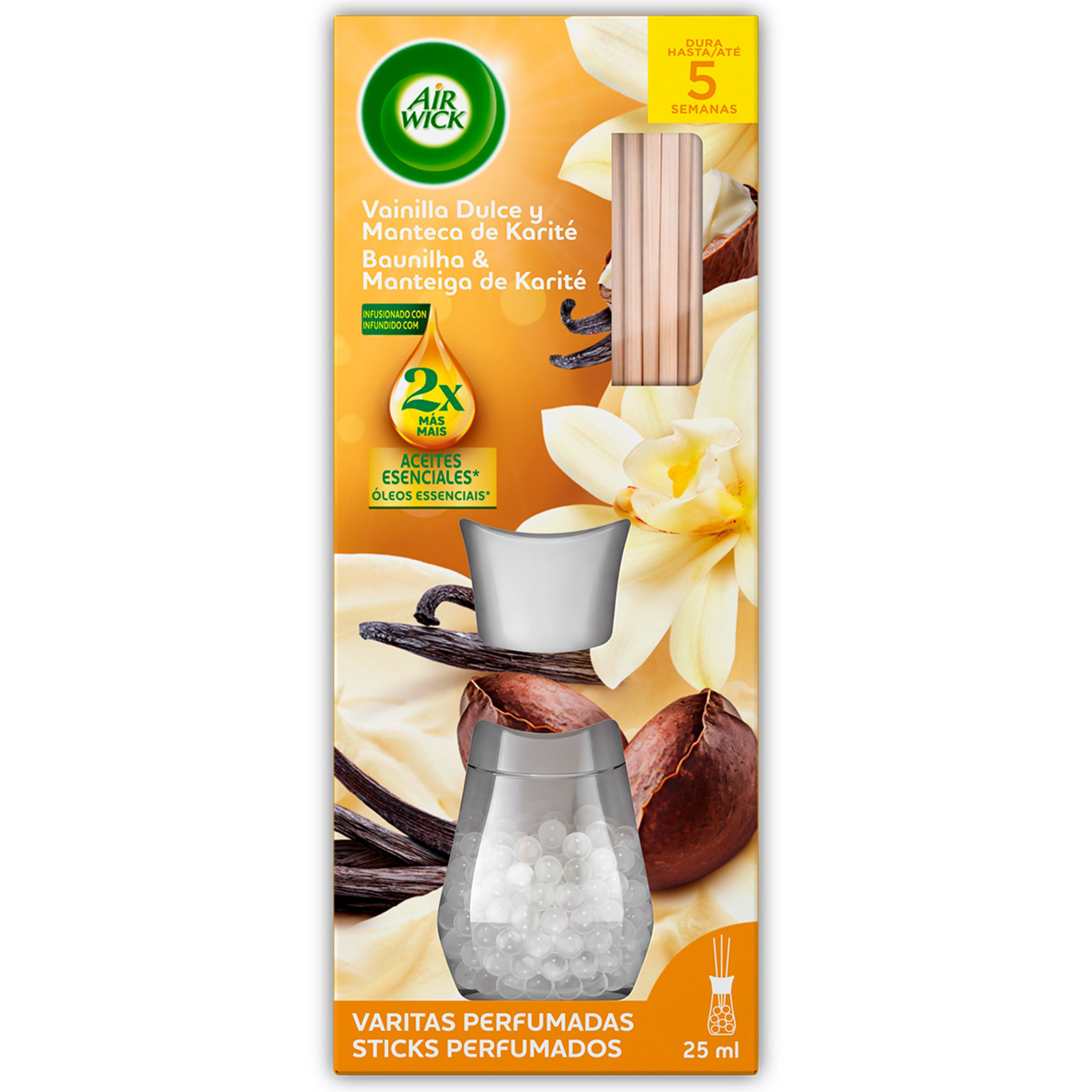 Ambientador Stick Perfumado Baunilha embalagem 1 unidade