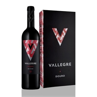 Conjunto 2 Vinhos do Douro Tinto garrafa 75 cl - Vallegre