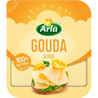 queso gouda de vaca elaborado con leche pasteurizada en lonchas envase 150 g - Arla