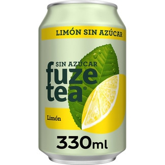 refresco de té limón sabor original sin azúcar lata 33 cl - Fuze Tea